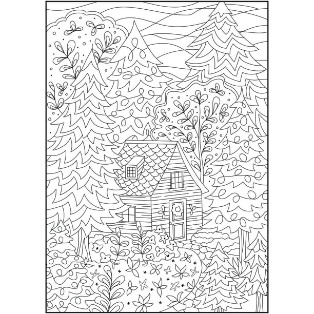 洋書 ESCAPES Collage Art Coloring Book ESCAPES Collage Art Coloring Book 本