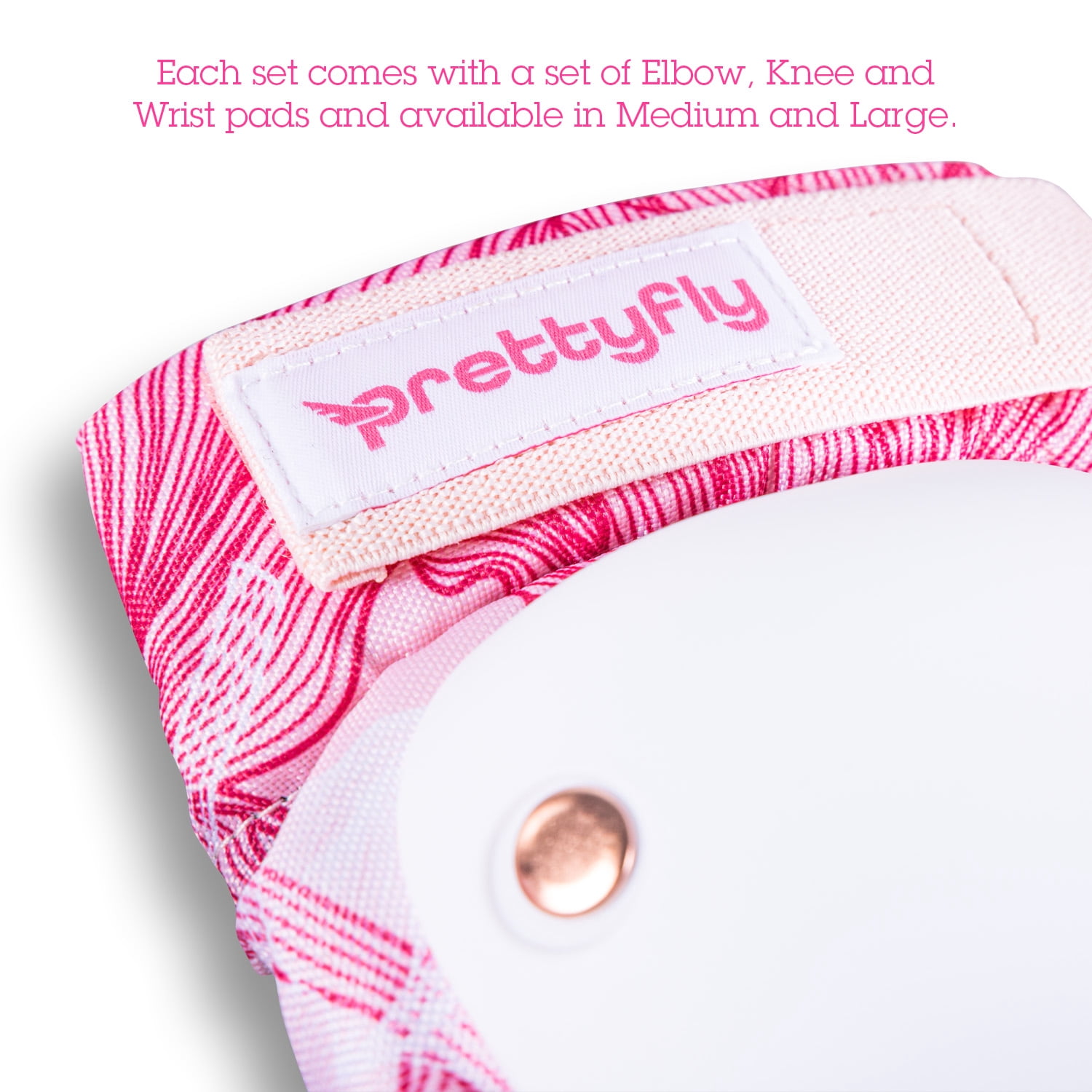 Yvolution Prettyfly Adult Safety Pads Large Size, Pink, Protective Pads, Women