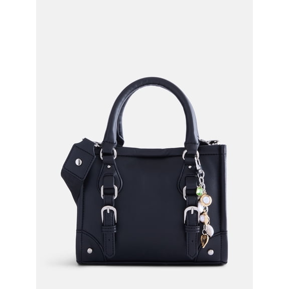 Madden NYC Women's Mini Tote Handbag, Black
