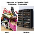 thumbnail image 2 of ZRJJTQ Zapatera de 9 Niveles, Organizador de Zapatero, Zapatero de Tela de 9 Niveles, Zapatero Organizador para 54 Pares, 9 Tier Zapatera de Gran Capacidad con Cubierta, 2 of 7