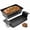 Black, variant on Meatloaf Pan with Drain Tray, 9x5 Inch Nonstick Loaf Baking Pan, Portable Lift & Serve Design for Meatloaf & Bread, Black Bakeware 1 (Pack)