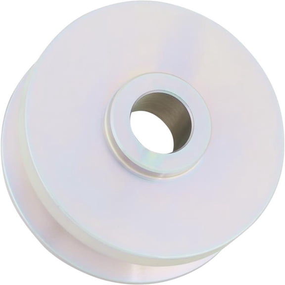 Speedway GM Alternator Pulley, 5/8" Wide Belt Adapter, Zinc-Plated Steel, Premium Steel Construction, Compatible with Powermaster and Most GM Alternators - Easy Belt Conversion