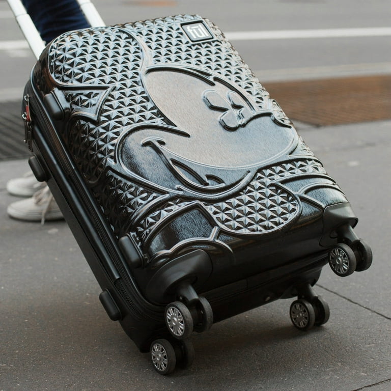 Disney Mickey Mouse 25 Inch Rolling Luggage, Hardside Suitcase with Spinner Wheels, Rose Gold Disney Mickey Mouse 25 Inch Rolling Luggage, Hardside Suitcase with Spinner Wheels, Rose Gold