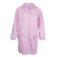 thumbnail image 1 of Bata de laboratorio unisex antiestática premium, con protección ESD, para uso dental Rosa XXL, 1 of 8