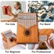 thumbnail image 3 of Suministros para fiestas de eventos Kalimba Thumb Piano 17 Keys Thumb Piano Zhivalor LL-2376, 3 of 4