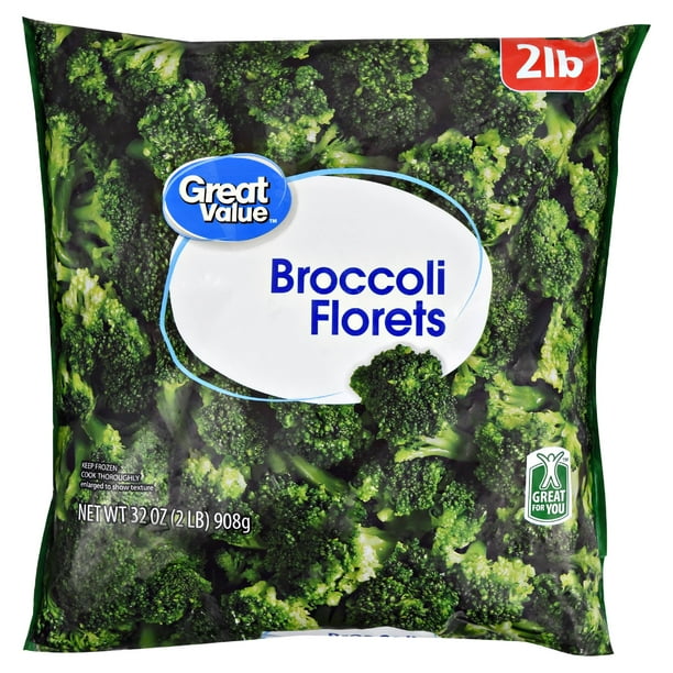 Great Value Broccoli Florets, 32 oz