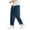 Navy, variant on Maean Big and Tall Pant for Mens Summer Causal Straight Leg Loose Trousers Pants with Pockets M-5XL