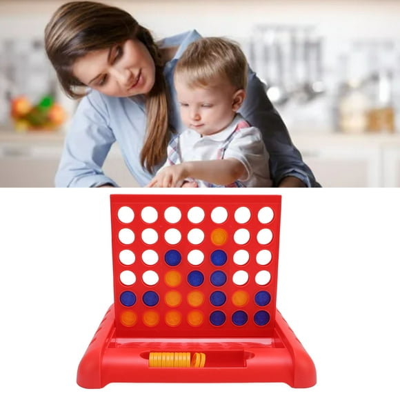 4 in A Row Connect Game, 2 Player 4 in A Row Game Strategy Board Game Reversible for Kids Boys Girls
