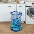 thumbnail image 3 of Household Essentials Pop-Up Mesh Laundry Hamper, Blue, 3 of 6