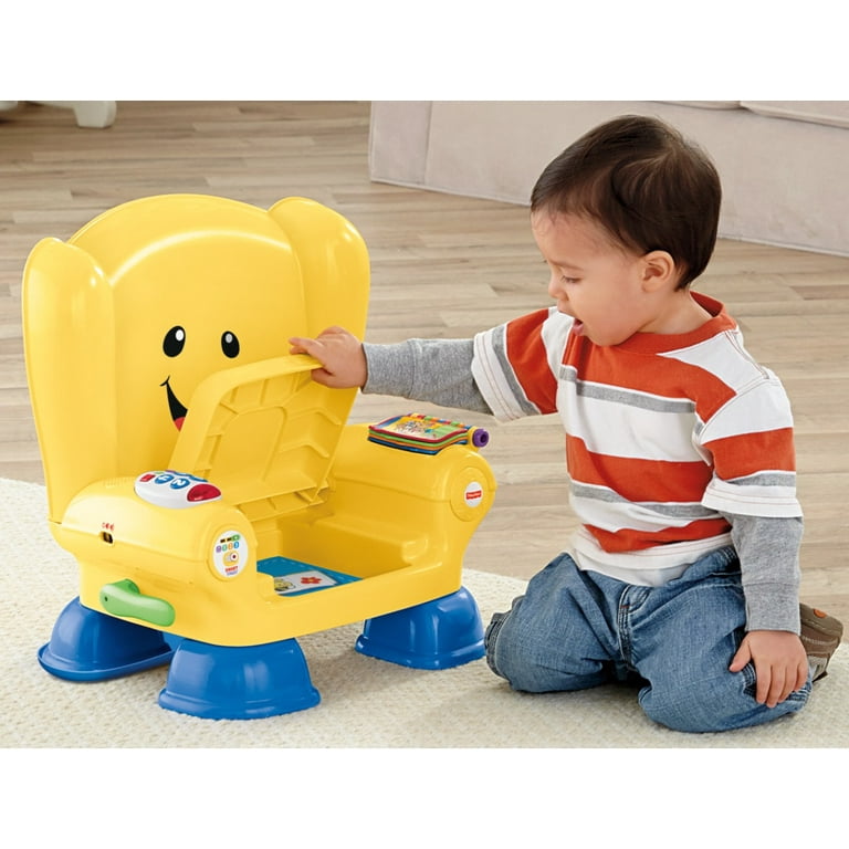 Fisher-Price Laugh & Learn Smart Stages Chair Electronic Learning Toy for  Toddlers, Yellow