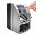 thumbnail image 3 of Smart ATM Piggy Bank for Money Mini Banknote Voice ATM Machine to Teach Children Money Management, 3 of 5