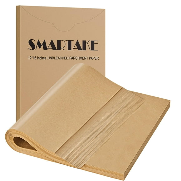 Bandejas para hornear de papel pergamino SMARTAKE, 400 unidades, 30 x 40 cm