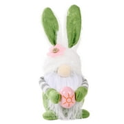 Angle View: Christmas Not Squishmallow Easter Cartoon Bunny Shape Cute Faceless Doll Decoration Ornaments