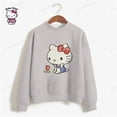 thumbnail image 3 of Sudadera con capucha fina y elegante de HELLO KITTY Harajuku para mujer, estilo coreano, holgada, estilo urbano, con dibujos animados, tallas S a 3XL, 3 of 5
