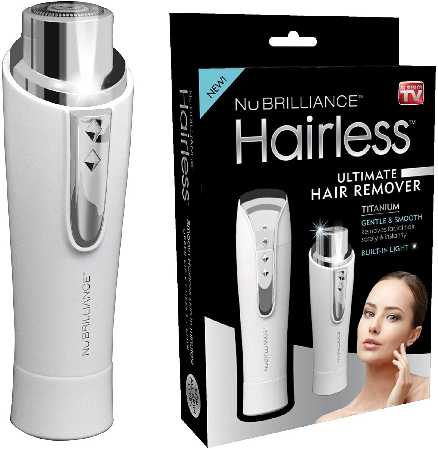 Customer reviews for NuBrilliance Hairless Hair Remover Portable