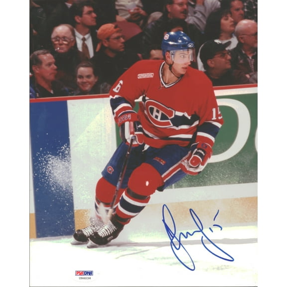 Dainius Zubrus Autographed 8x10 Photo Montreal Canadiens PSA/DNA #U96036