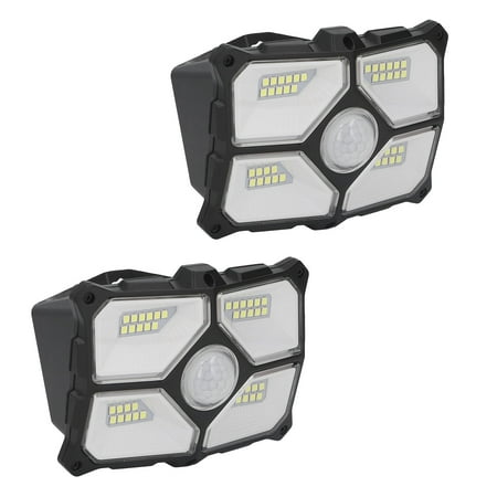 

LED Solar Wall Light Outdoor Solar Wall Light 1200mAh Battery Waterproof 2 Set Motion Sensing For Garden