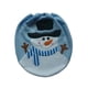 thumbnail image 2 of Xihbxyly Funda de Inodoro Navideña de Muñeco de Nieve, Decoración Navideña de Franela, Bonito Diseño de Muñeco de Nieve, Ajuste Seguro con Bordes Elásticos, Perfecta para Navidad, Decoración de Baño,, 2 of 3