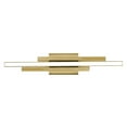 thumbnail image 2 of IDRV2405LAJUDSB AFX Indra - 8.3W LED Bath Vanity In Contemporary Style-4.5 Inches Tall and 24 Inches Length-Satin Brass Finish, 2 of 4