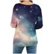 thumbnail image 5 of Tejiojio Womens Summer Crew Neck Casual T Shirt 3/ Length Sleeve Blouses Tops Athletic T-Shirt for Women Graphic S-3XL, 5 of 7