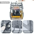 thumbnail image 3 of DAKIMOE Clear Backpack Heavy Duty PVC Transparent Backpack Waterproof Large Clear Book Bag See Through Backpack for Teenager Women Men College Work Travel Stadium Approved, 3 of 7