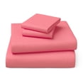 thumbnail image 2 of Mainstays Kids Microfiber Bed Sheet Set, Full, Pink, 4 Pieces, 2 of 10
