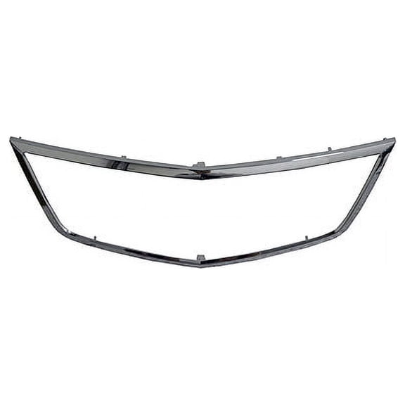 Outer Grille Shell - Chrome - Compatible with 2011 - 2014 Acura TSX 2012 2013