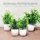 thumbnail image 4 of unbranded 4Ud Plantas Decorativas Artificiales En Maceta De Material Plástico Para Hogar Y Oficina, 4 of 6