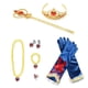 thumbnail image 1 of Vestido de princesa Blancanieves de Disney para niña, disfraz con capa, vestido de baile de encaje para Halloween, vestido de fiesta de cumpleaños para niños de 2 a 12 años, 1 of 4
