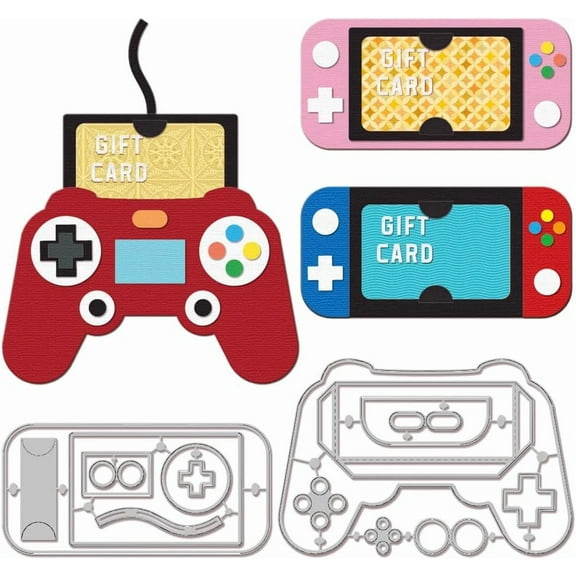 Game Console Gift Card Holder Cutting Dies for DIY Card Making Game Machine Cut Die for DIY DIY Scrapbooking Journal Embossing Paper Craft Decor
