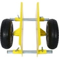 thumbnail image 2 of Heavy-Duty 600lb Capacity Dolly with Black Alloy Steel and 10in Pneumatic Wheels, 2 of 10
