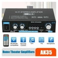 thumbnail image 2 of Amplifier bluetooth 5.0 Home MP3 Player 2.0 Channel Digital Stereo Amplifier Subwoofer Speakers ,Bass & Treble Control, 2 of 6
