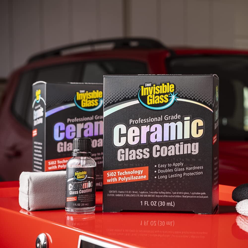 Invisible Glass Pro Grade Ceramic Coating Kit: Window Liquid