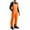 Orange, variant on Skiing Bibs for Men, Men's Snow Ski Overalls, Windproof Insulated Romper Snowpants, Softshell Snowboard Bib Overalls