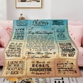 thumbnail image 2 of LHSHID Bonus Daughter Gifts Blanket Gift for Bonus Daughter Stepdaughter Gifts from Stepmom Stepdad Gifts for Stepdaughter Bonus Daughter Birthday Gifts Step Daughter Throw Blanket 60"x80", 2 of 6