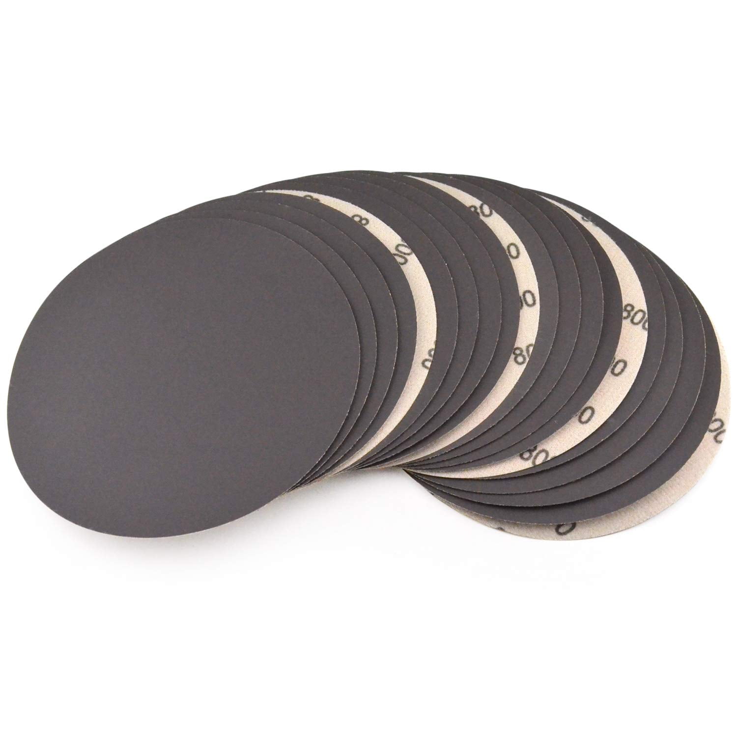 50/100pcs 7" 180mm Sanding Discs Sander Pads Hook and Loop Sandpaper 60~2000Grit 