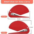 thumbnail image 2 of GHSDFBB 5 Pcs Letter Openers Envelope Slitter Women Letter Opener Slitter for Men 5 Colors Letter Openers with Razor Blade for Envelope Package Safe Mail Opener Desk Letter Opener Plastic En, 2 of 7