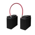 thumbnail image 4 of Scienceny 2pieces 24V DC For Car And Cable And PVC 30cm (4 Red Black Lugs Metal Marine Use For 4 AWG 30cm Joiner Connector Vehículos, repuestos y accesorios Mis, 4 of 6
