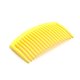 thumbnail image 1 of Seitruly 10 piezas peines torcidos para el cabello decoración caramelo plástico tenedor peine accesorios de joyería herramientas mujeres Cuidado del cabello Amarillo claro, 1 of 6