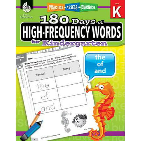 180 Days of High-Frequency Words for Kindergarten : Practice, Assess,
