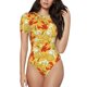 thumbnail image 1 of Balery Beer And Crawfish Body de cuello redondo de manga corta para mujer Tops de manga corta Tops básicos-Small, 1 of 7