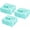 Blue-3P, variant on Boxes with Pack of 1, 6x6x3 Inches Small Box, Collapsible Boxes with Closure for Presents, Bridesmaid Proposal Box for Family Mom Girlfriend