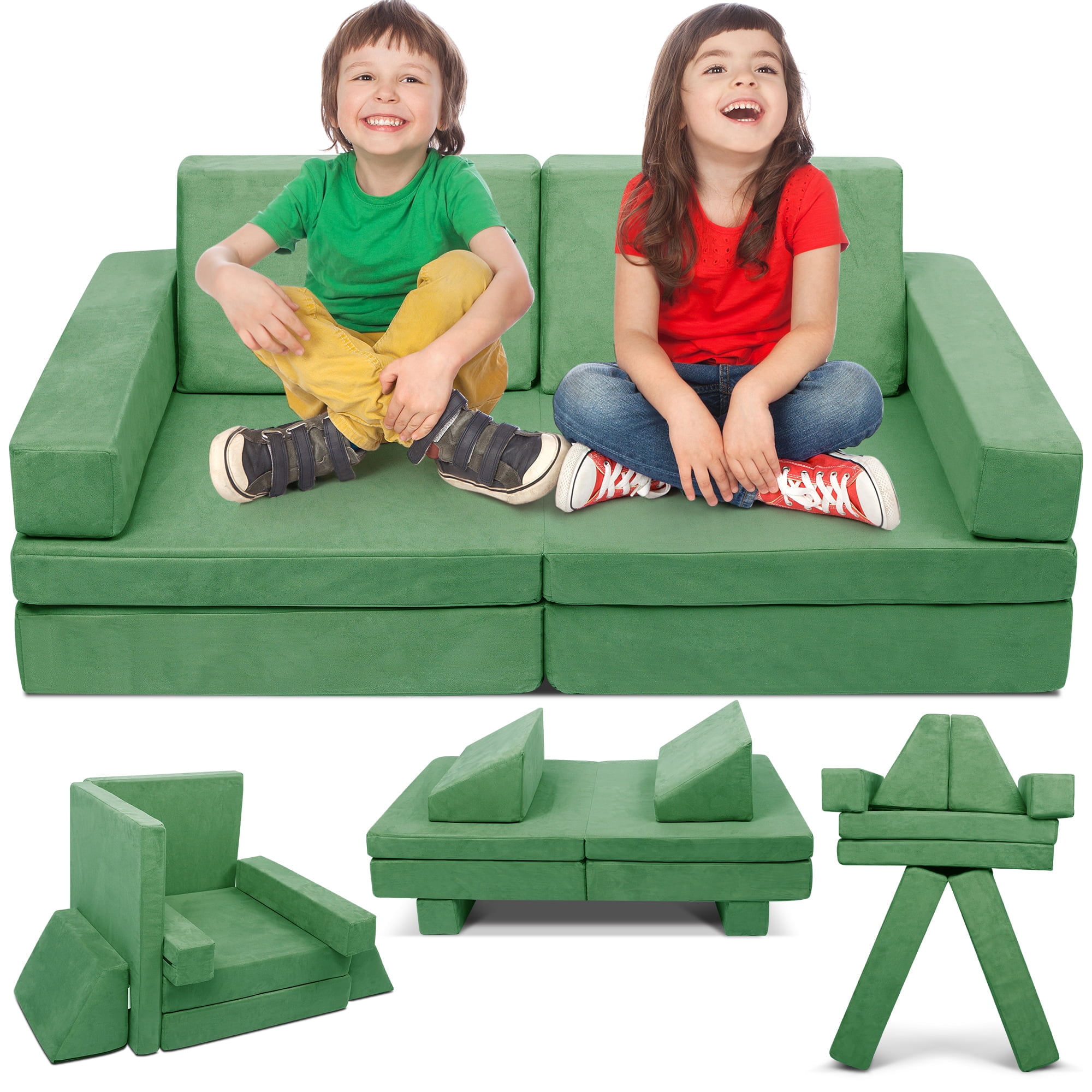 Tolead Modular Kids Play Couch Child Sectional Sofa Imaginative