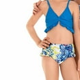 thumbnail image 4 of Jacenvly Girls Two Piece Swimsuit Clearance Quick Drying Parent-Child Swimwear New Printed Split Bikini Mother and Daughter Swimwear 2Y-10Y 2Y Blue, 4 of 4