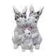 thumbnail image 1 of Figura de conejo de Pascua, decoración de Pascua, linda estatua de conejo de resina coleccionable para Familia, 1 of 9