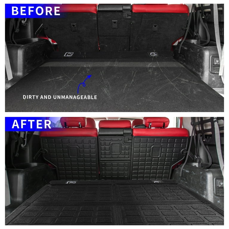 Fit 2010-2023 Toyota 4Runner Trunk Mat Cargo Mat Cargo Liner Back