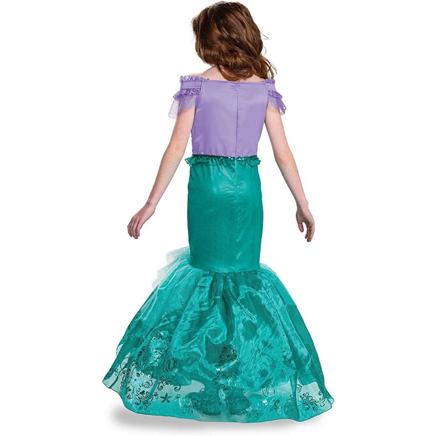 Disguise Girl's Prestige Disney Princess Dress Pretend Play Costume Dress-Up (Ariel, XS (3T-4T)) - image 3 of 4
