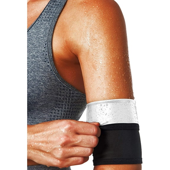 Sauna Arm Trimmer for Women Sweat Arm Sauna Polymer Arm Sweat Bands,Heat-Trapping Arm Sauna Sleeves Wraps Lose Arm Fat