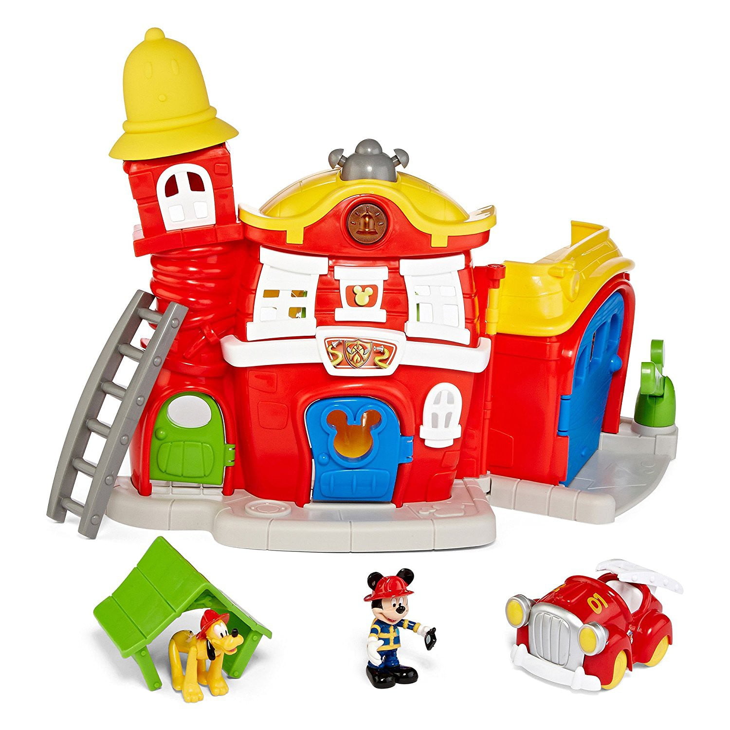 mickey firehouse playset