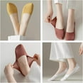 thumbnail image 5 of YooGuoGuo No Show Socks 7 Pairs for Women 5-10 Non Slip Low Cut Liner Flat Breathable Stretchy Invisible Summer Thin Hidden, 5 of 7